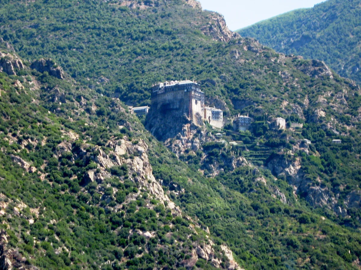 Góra Athos, klasztor Simonos Petras
