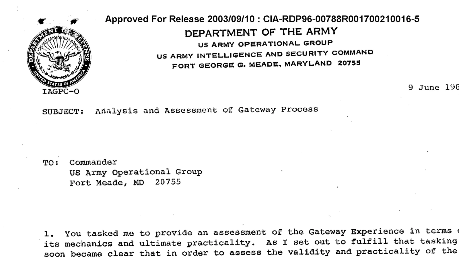 Tajny raport CIA o duszy: jak wojsko USA tłumaczyło wyjście z ciała fizyką kwantową