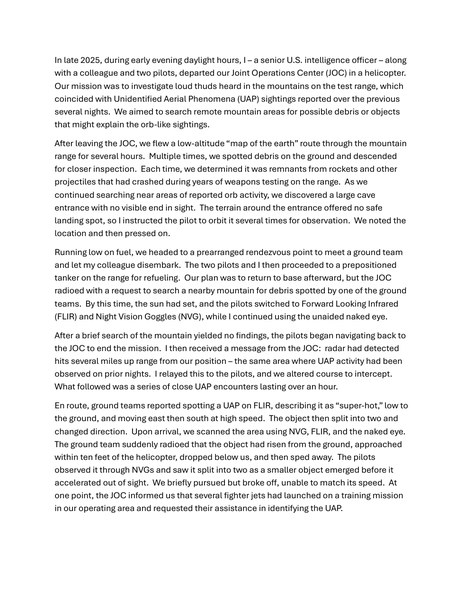 ODNI — Świadectwo seniora wywiadu USA, 2025