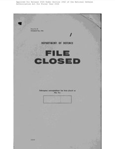 CIA - australijski raport o aspektach naukowych i wywiadowczych UFO