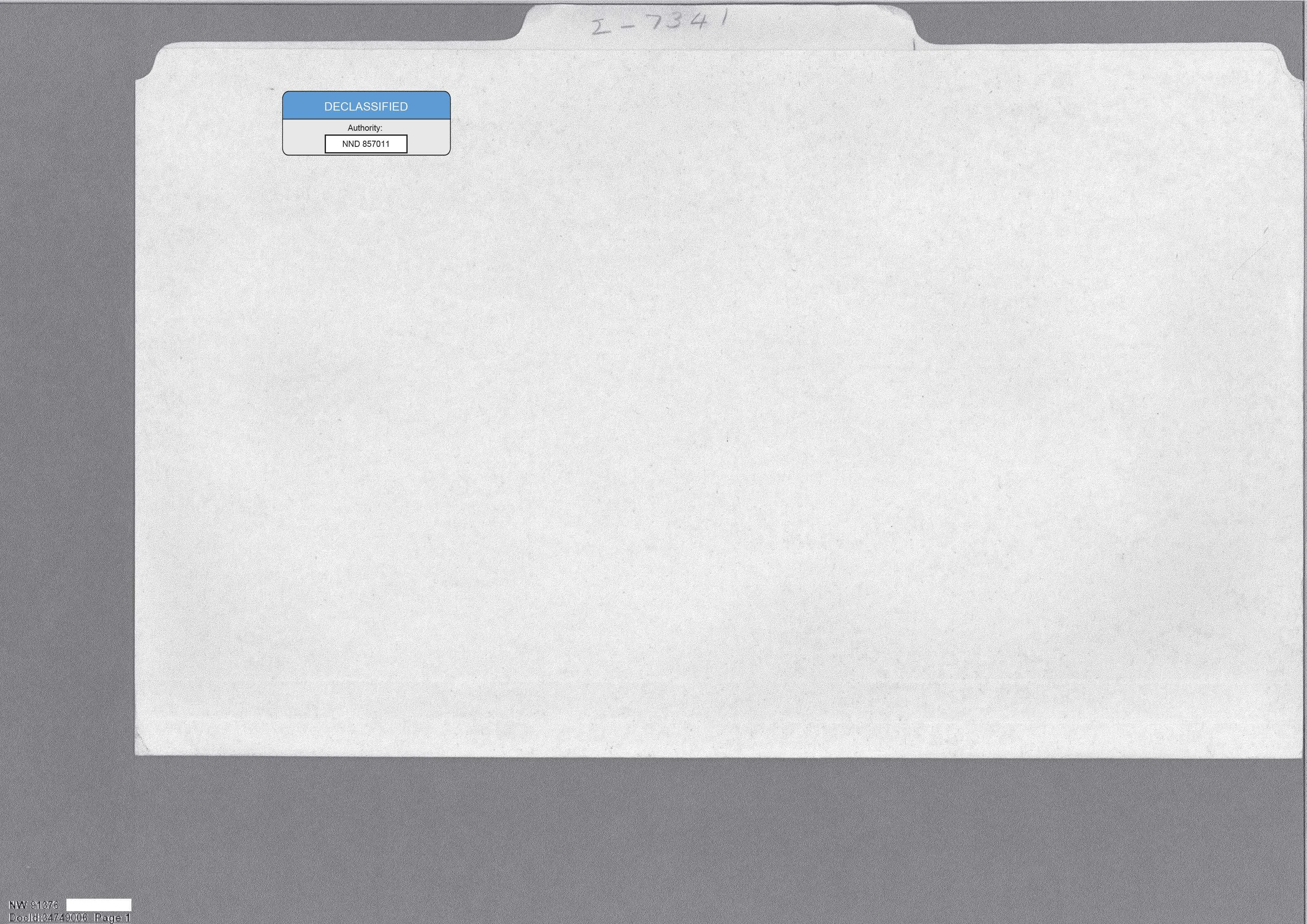 Strona tytułowa raportu wywiadu lotniczego USAF Study No. 203