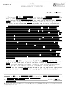 FBI FD-302 — „ciemny półprzezroczysty trójkąt” (2023)