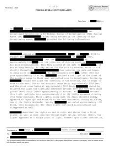 FBI FD-302 — „wielokrotne czerwone światła”, świadek 2 (2026)