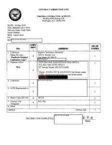AAWSAP — modyfikacja kontraktu P00003 (maj 2010)