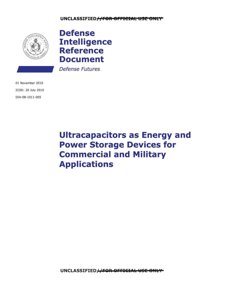 AAWSAP DIRD — Ultrakondensatory jako magazyny energii i mocy (XI 2010)