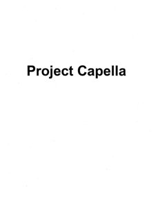 Project Capella (grudzień 2008)
