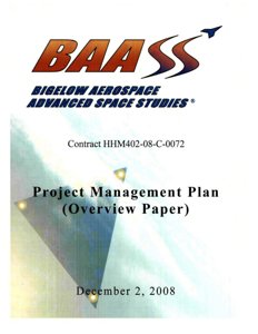 BAASS: plan zarządzania projektem (grudzień 2008)