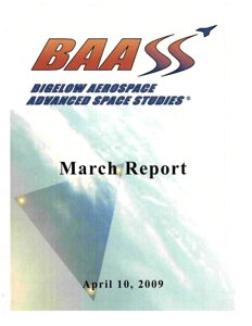 BAASS: raport miesięczny za marzec 2009